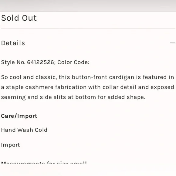 Free People Paloma Cashmere Cardigan Size Small Button Up Sweater NWT - Picture 2 of 15